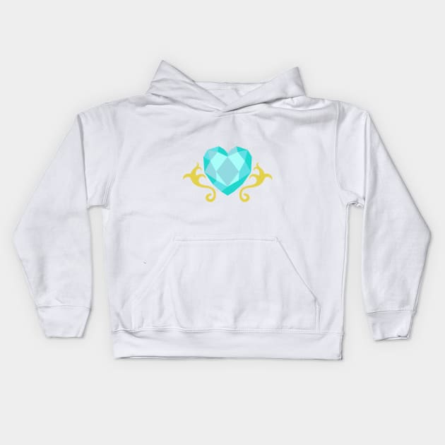 Princess Cadence Cutie Mark Apparel Kids Hoodie by CanadianBacon